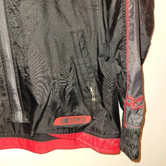 Dale Earnhardt Jr #8 Chase Authentics Jacket size youth L(14/16) black and red - Picture 6 of 8